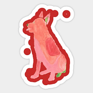 Cool dog Sticker